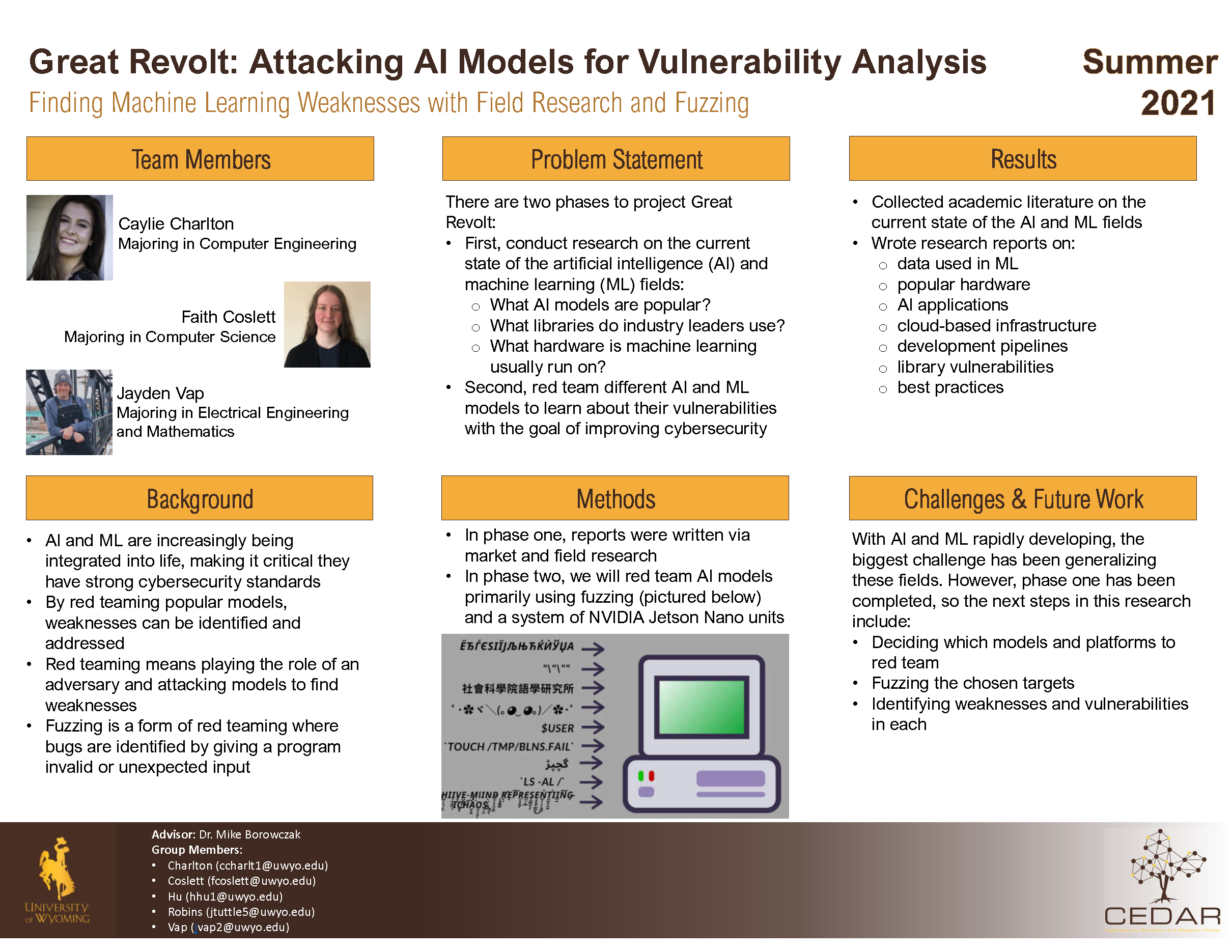  Poster for Great Revolt: Attacking AI Models for Vulnerability Analysis