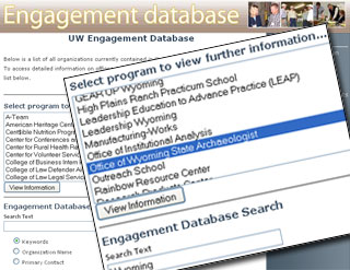 UW Engagement Database Web site