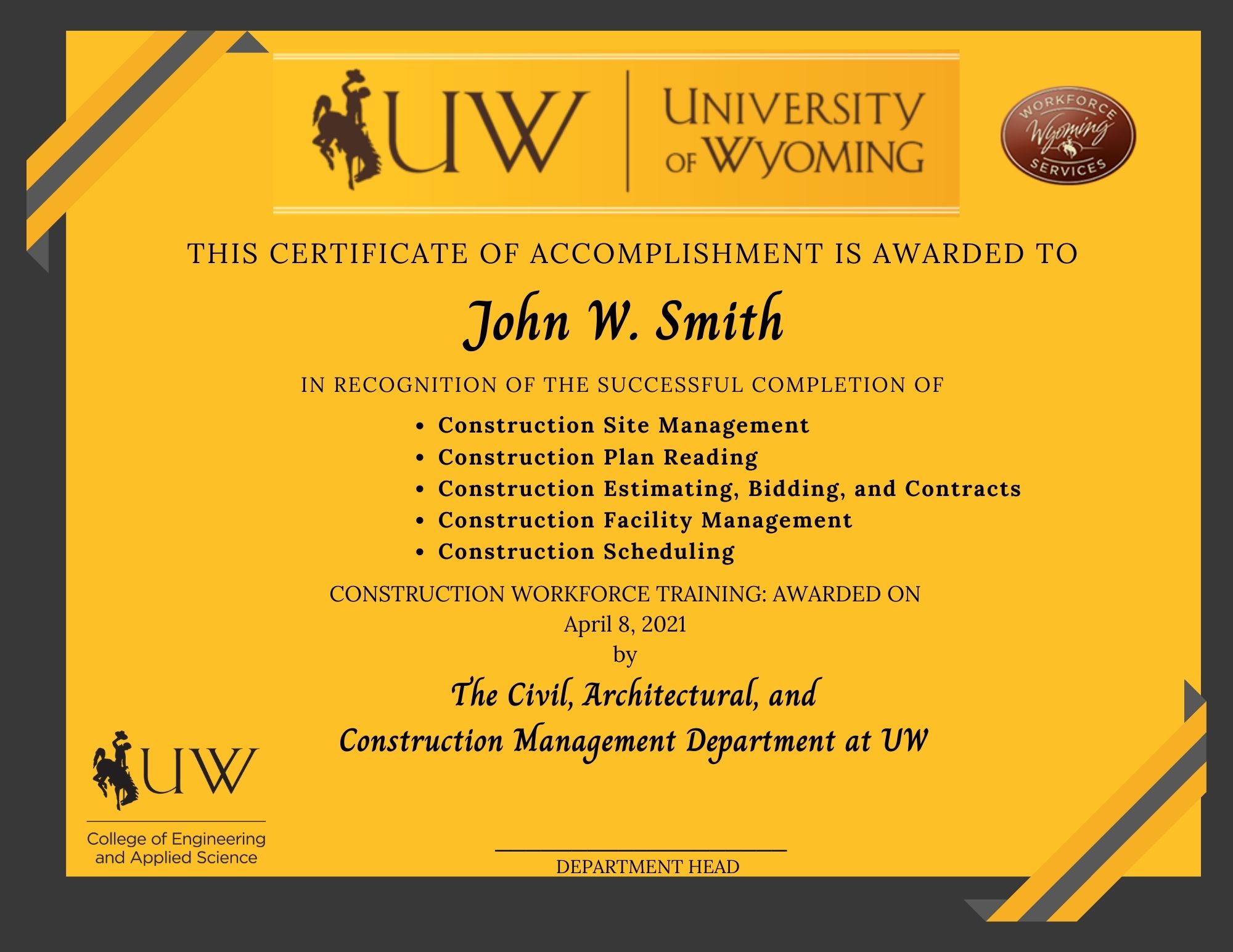 certificate of accomplishment image 