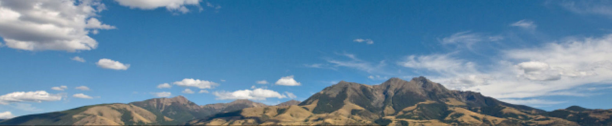Mountains with blue sky
