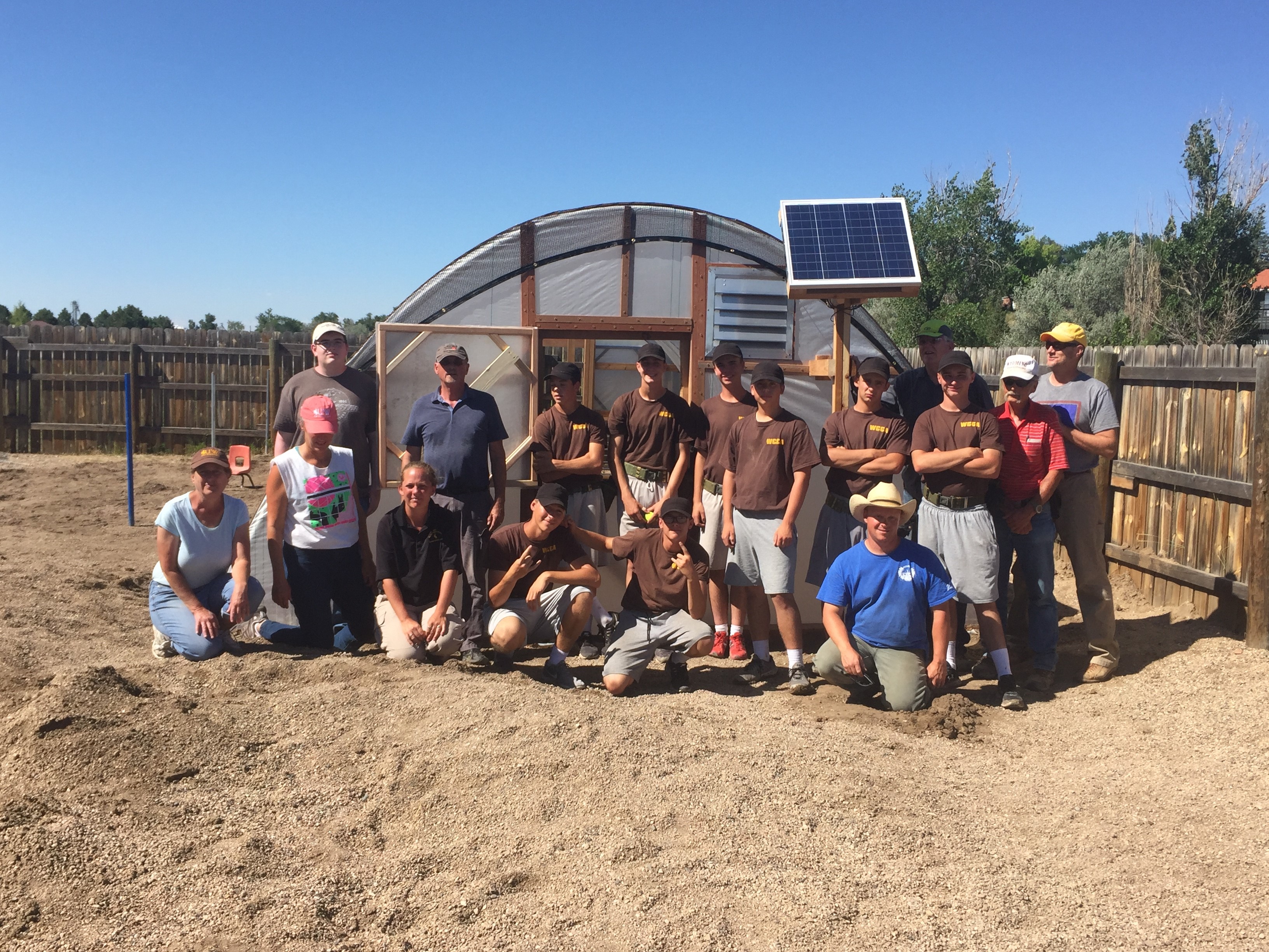 Participants who built the hoop houses