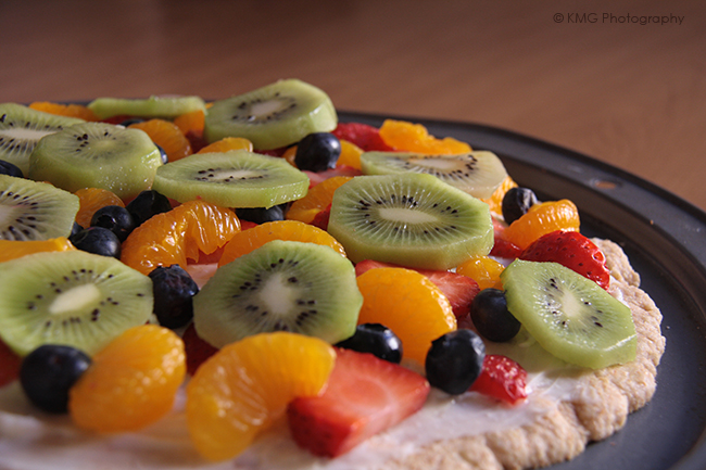 Image of fruit pizza