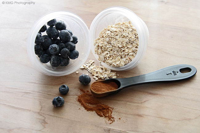 Image of blueberries and oats