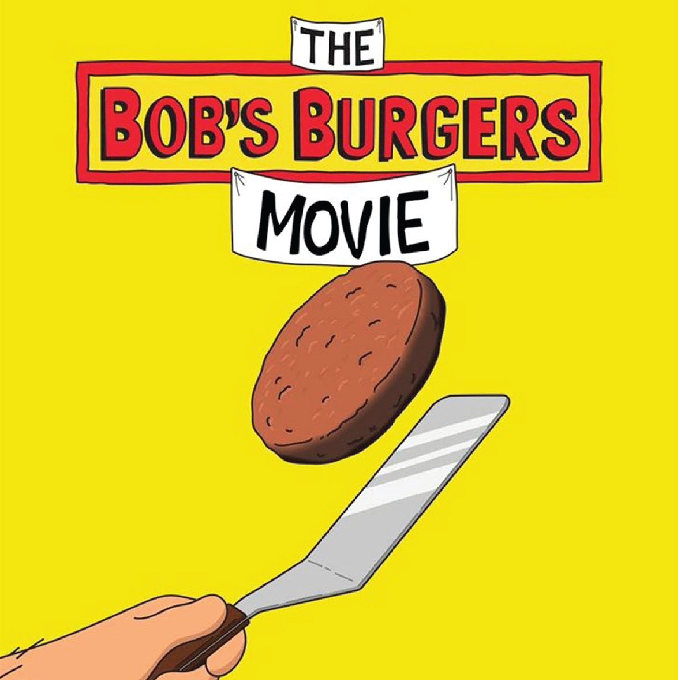 Image of burger flipping in air from Bob's Burgers