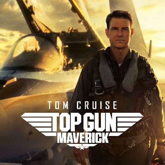 image of top gun maverick movie poster with tom cruise