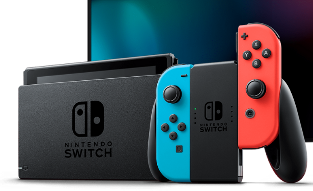 photo of nintendo switch video game console