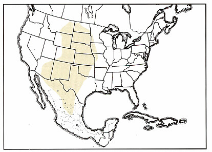 Geographic range of B. magna