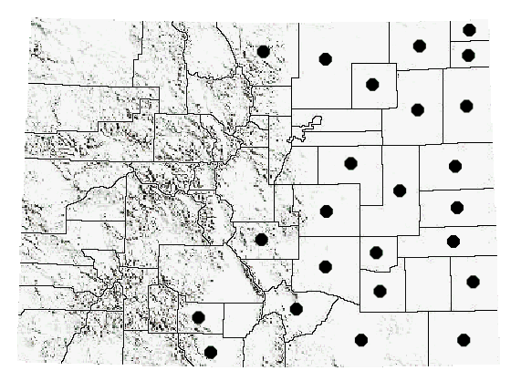 Colorado Distribution of C. crenulata 