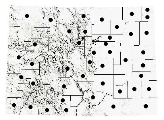 Colorado Distribution of D. carolina 