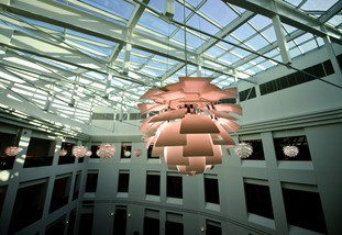 lights in the atrium
