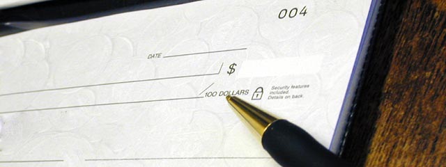 picture of a check