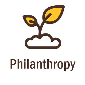 philanthropy button