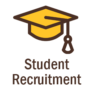 student recruitment button