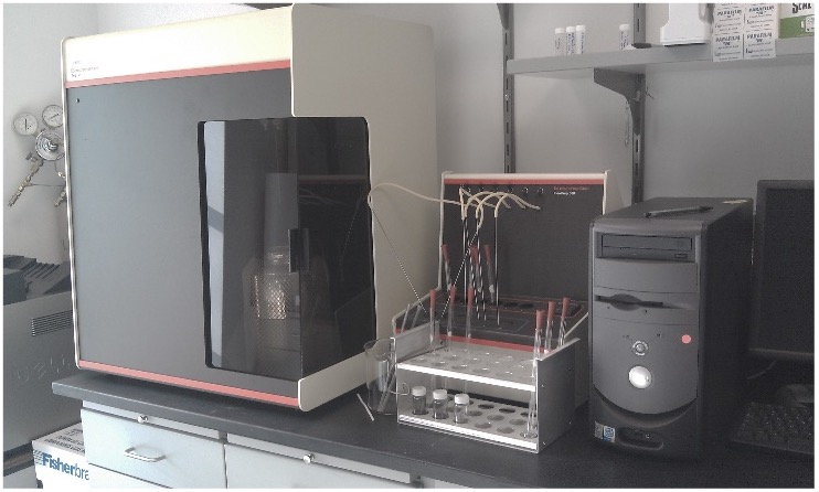 Image of Micromeritics TriStar 3000 surface area and porosity analyzer
