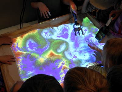 interactive topographic sandbox