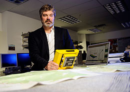 Steve Holbrook, UW Professor 2013 recipient the Walter Munk Award .