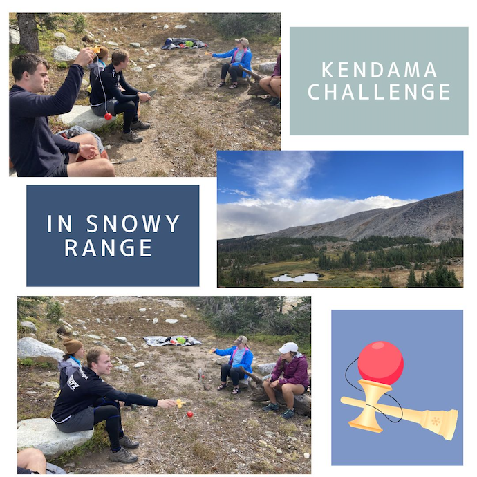 Kendama challenge in Snowy Range