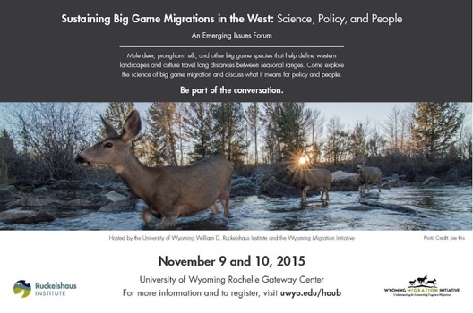 Sustaining Big Game Migrations in the West: Science, Policy, and People poster thumbnail