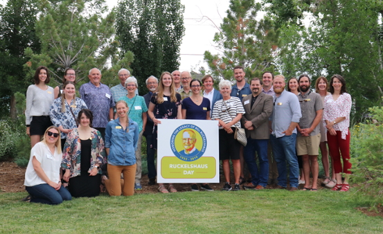 Group photo of attendees at Ruckelshaus Day event July 2021