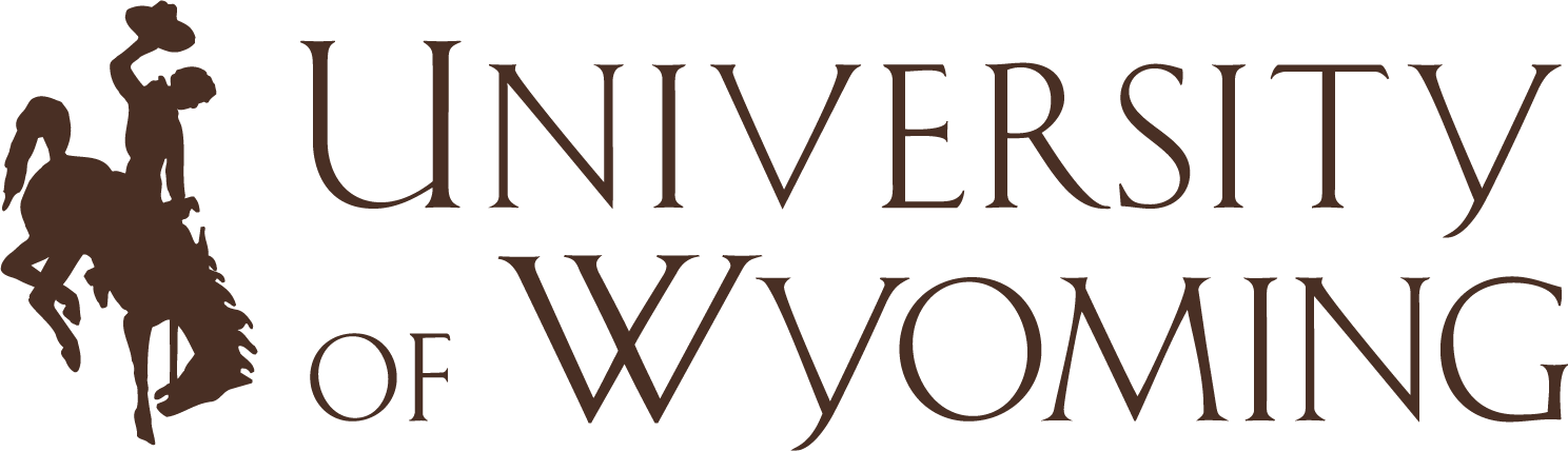 University of Wyoming logo with bucking horse.