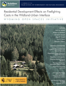Report thumbnail of Residential Development Effects on Firefighting Costs in the Wildland-Urban Interface