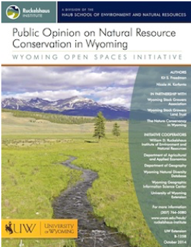 Report thumbnail of Public Opinion on Natural Resource Conservation in Wyoming 