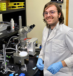 man in a lab