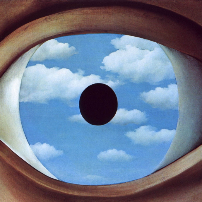 Magritte's The False Mirror