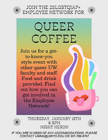 Queer Coffee invitation