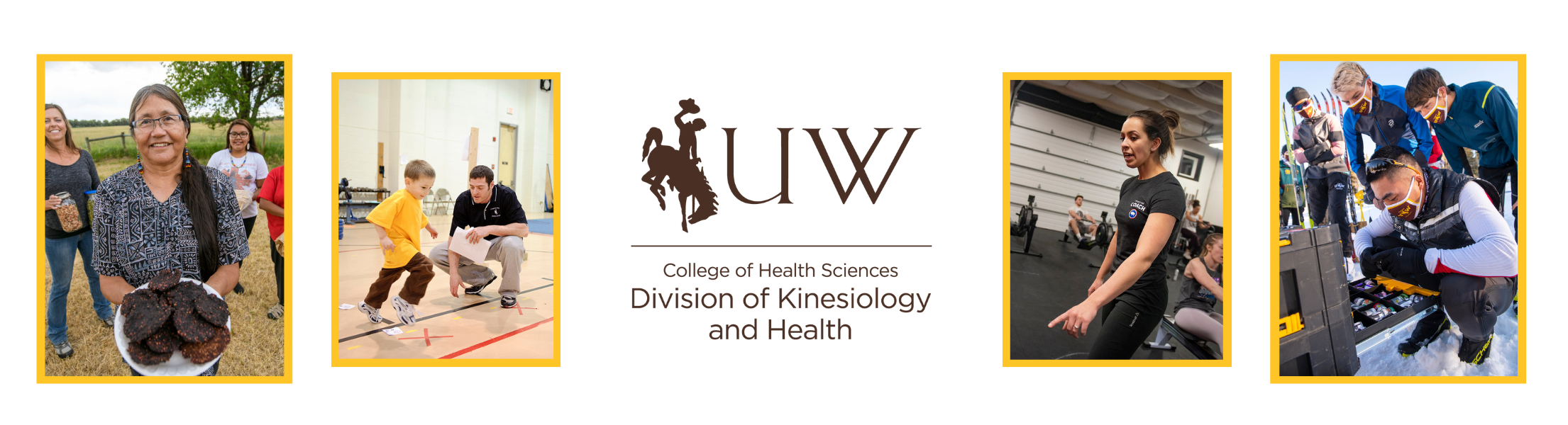 Students from the UW Division of Kinesiology and Health