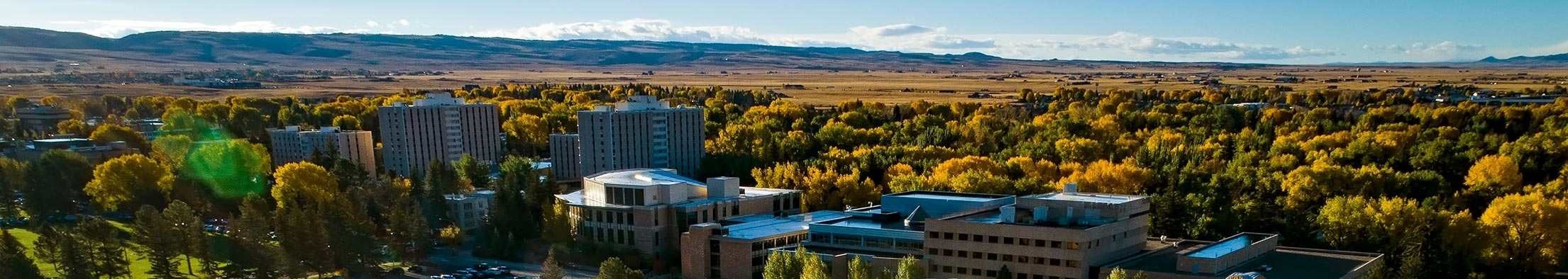 view of engineering building on University of Wyoming Campus