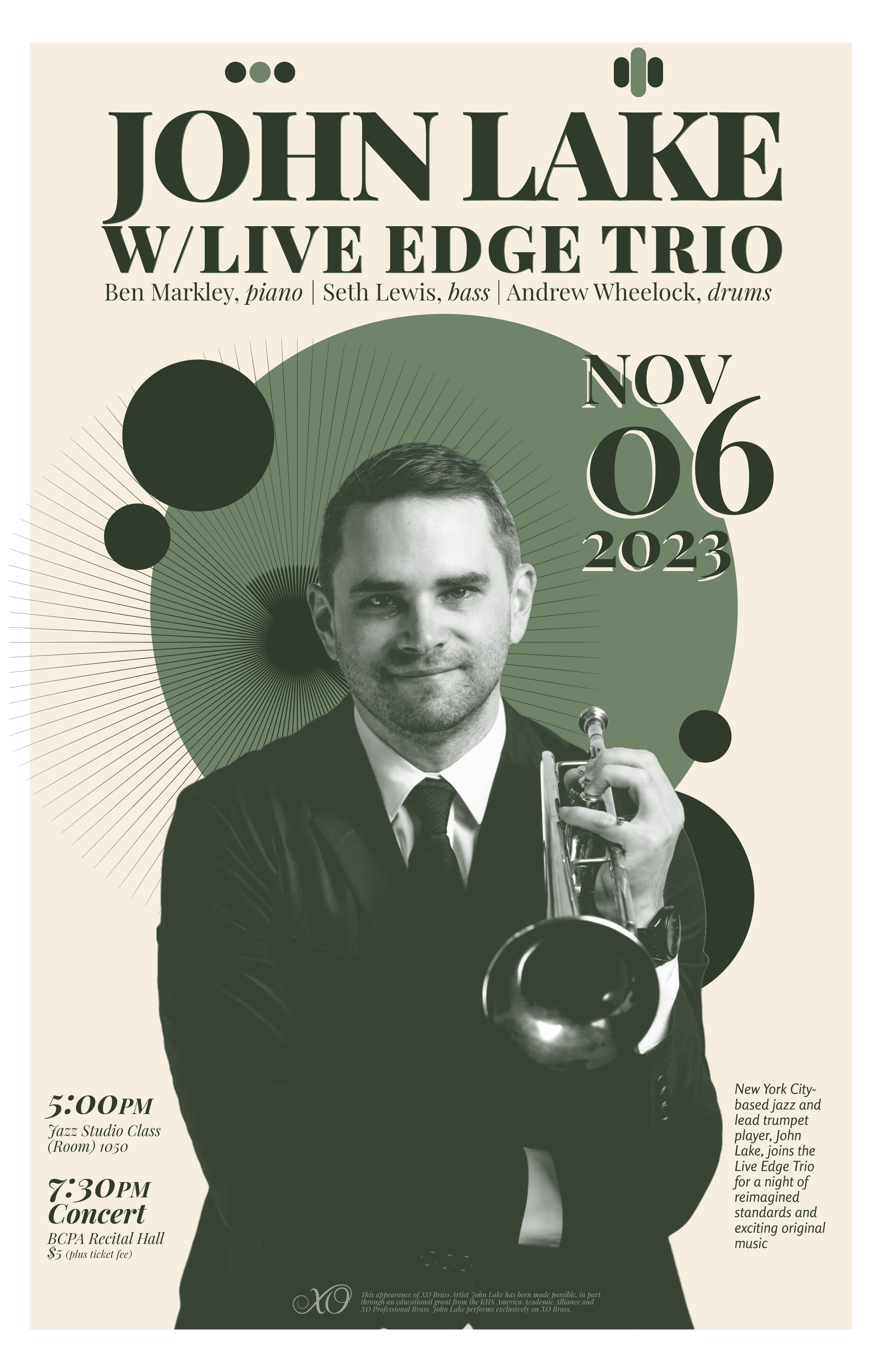 John Lake with The Live Edge Trio