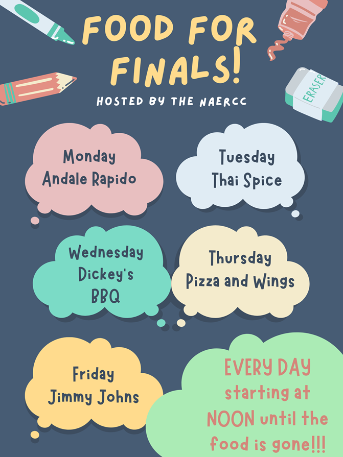 food for finals poster