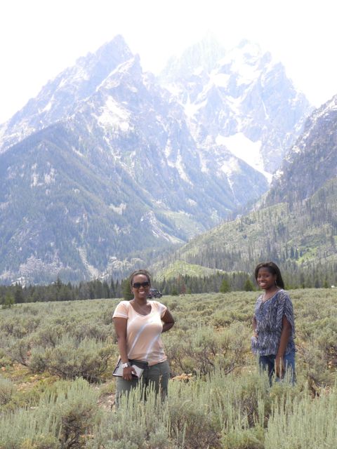 Aisha and Leondra Tetons