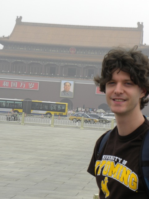 Scott at Tianenmen Square