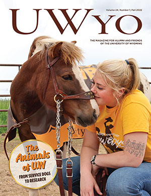 magazine cover with woman and horse