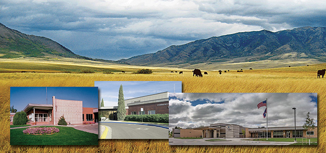 hospitals and Wyoming landscape