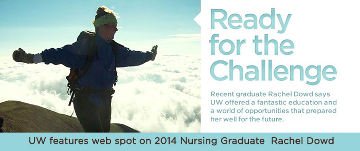 UW Spotlight on nursing alumna Rachel Dowd