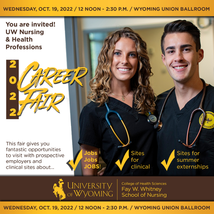 UW Nursing Career Fair Flyer