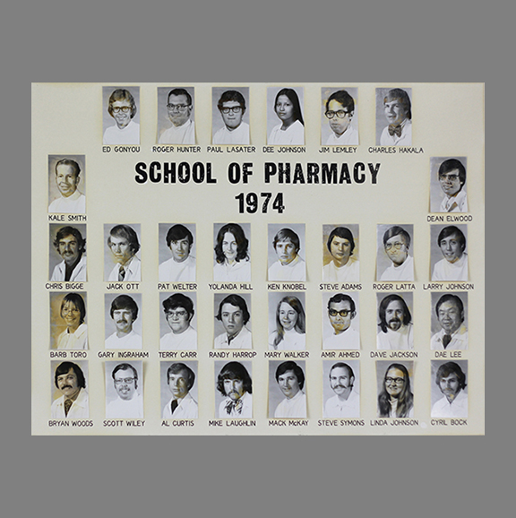 UW School of Pharmacy class of 1974.