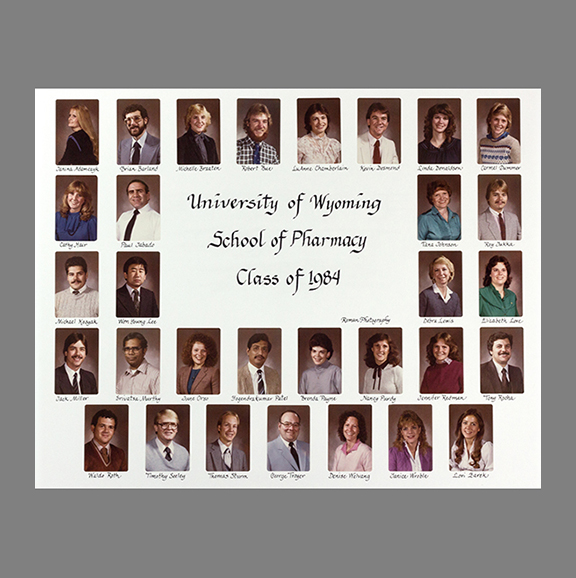 UW School of Pharmacy class of 1984.