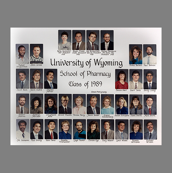 UW School of Pharmacy class of 1989.