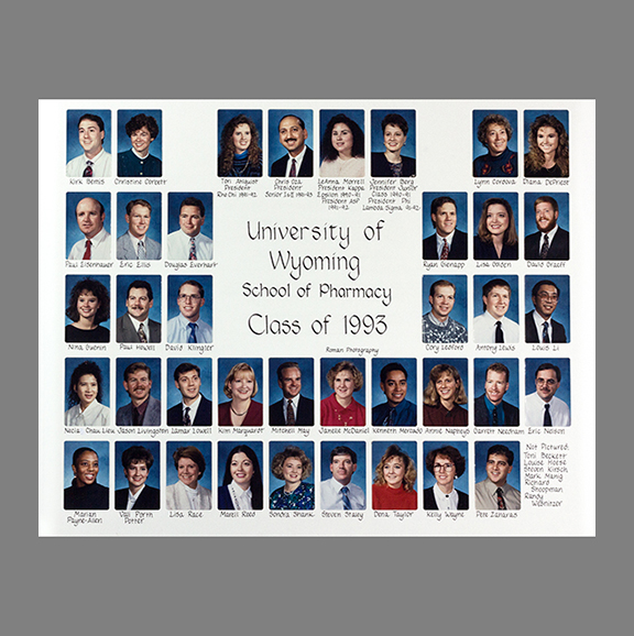 UW School of Pharmacy class of 1993.