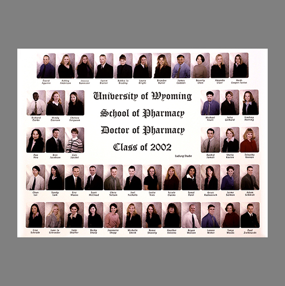 UW School of Pharmacy class of 2002.