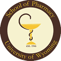 The University of Wyoming School of Pharmacy logo.