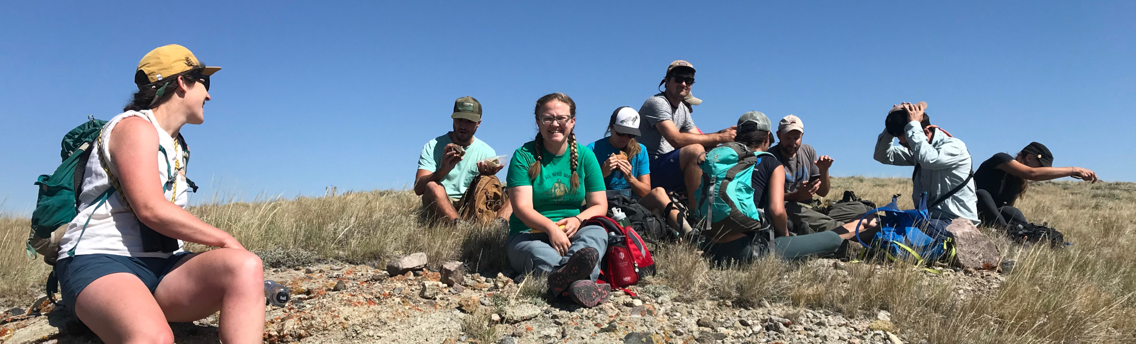 Program in Ecology students relaxing on the 2019 PiE Odyssey trip
