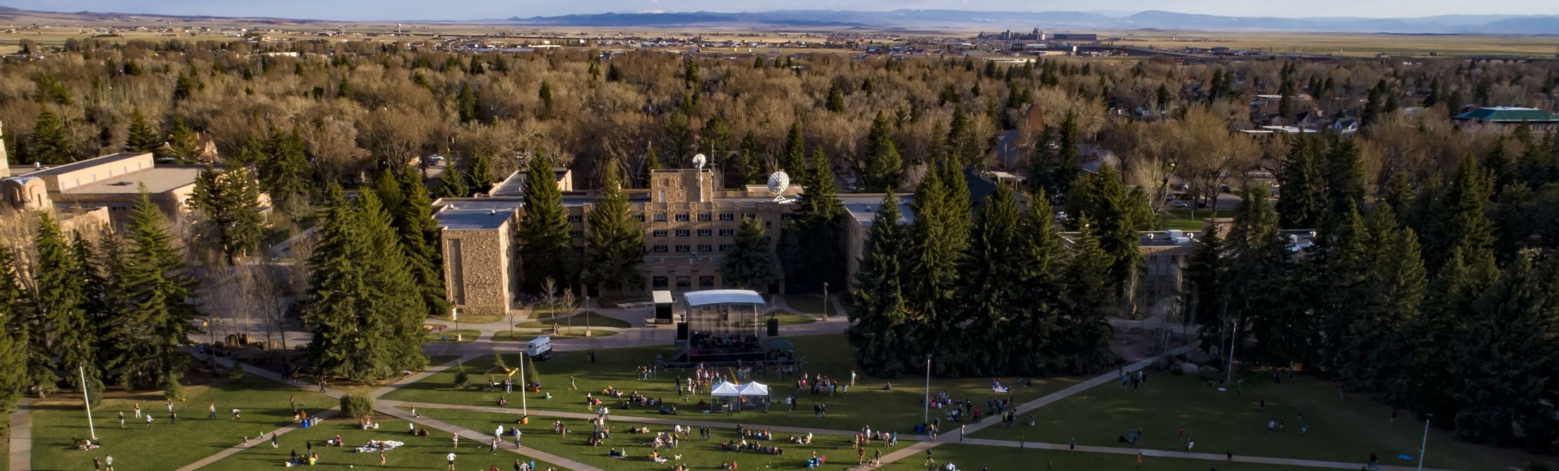 Picture of UW Campus Prexies Pasture from above