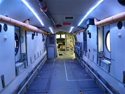 Kennon Covers Phase III contract to install aircraft cabin liner system