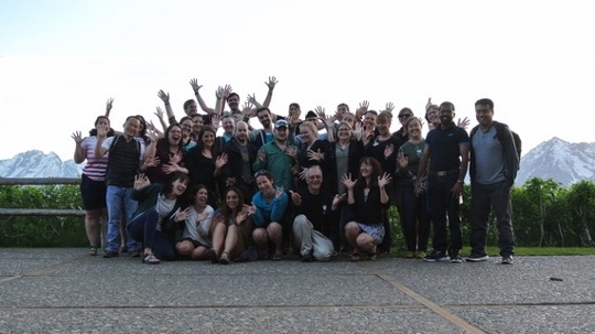 group picture of 2017 - 2018 faculty and graduate student fellows