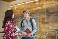 Students studying at the University of Wyoming